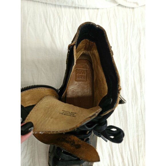 Frye Dylan Belted High Top Sneakers Womens Size 10M Faded Black NEW! NO BOX Edgy - Picture 6 of 7